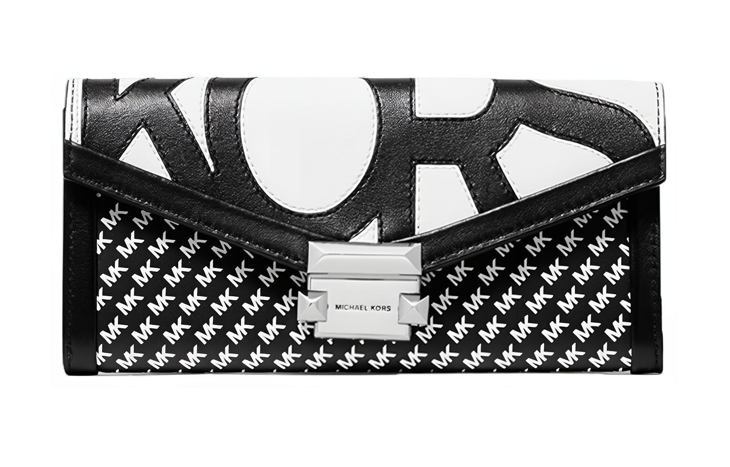 Женская сумка MICHAEL KORS (черно-белая)