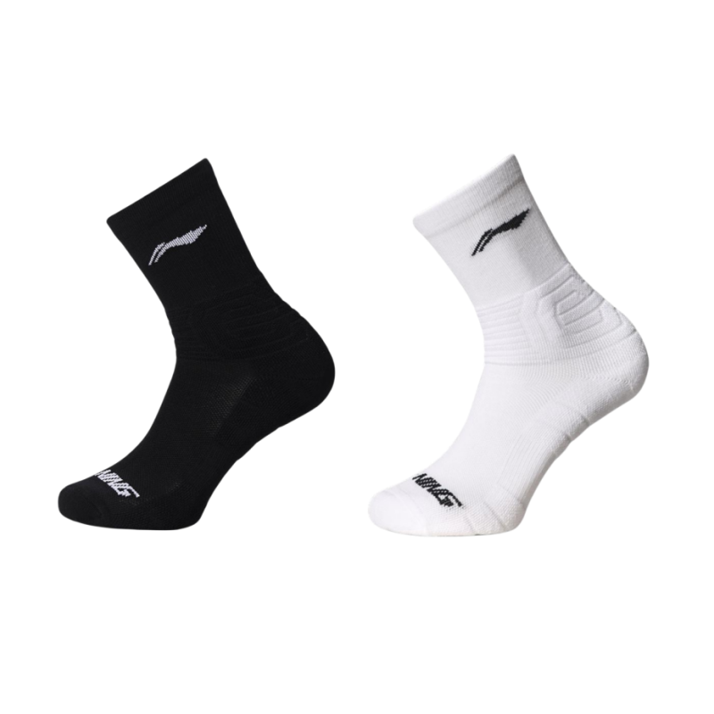 Li Ning Basketball Socks Unisex 2 Pack