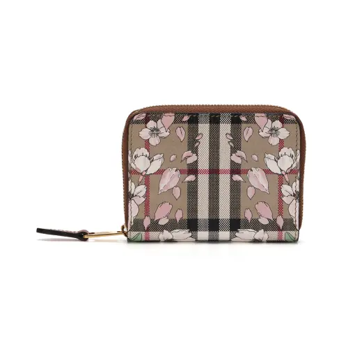 Burberry Calfskin Wallet Women's Archive Beige