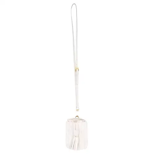 MIU MIU Calfskin Handbag, Shoulder Bag Women's White