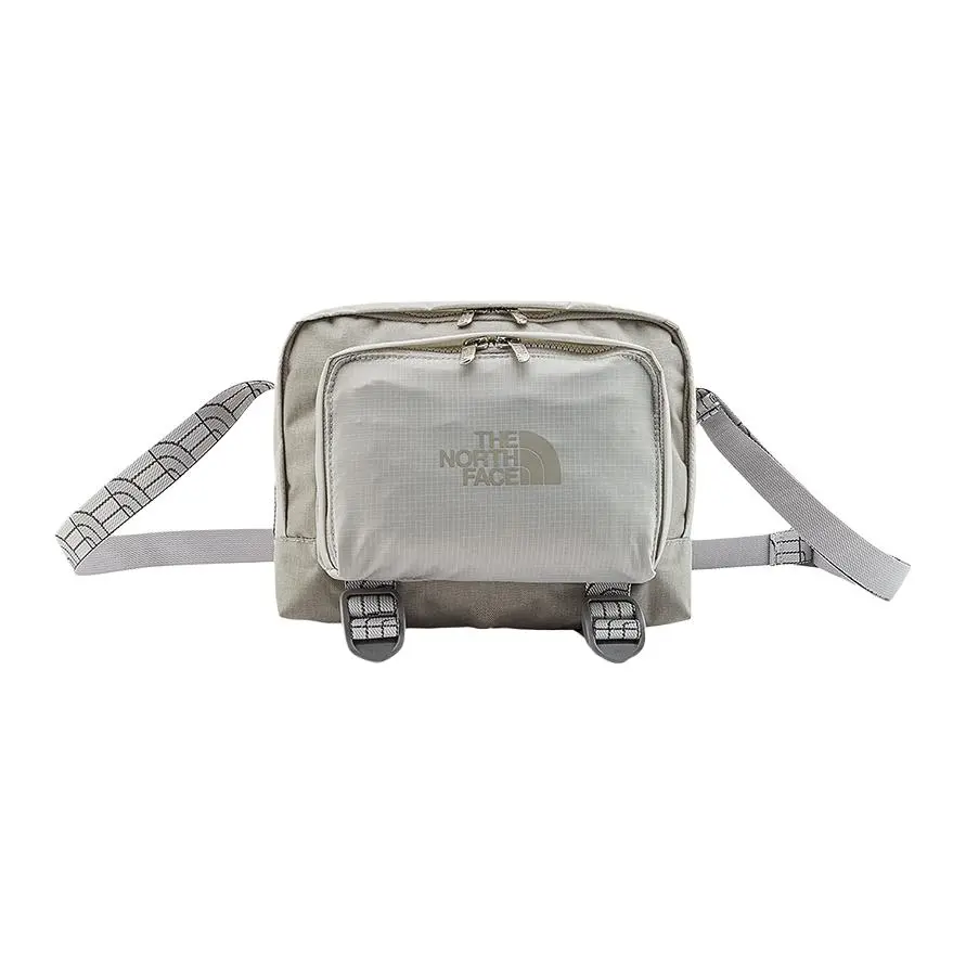 THE NORTH FACE 3L Outdoor Bags Fabric With Nylon Silver Unisex