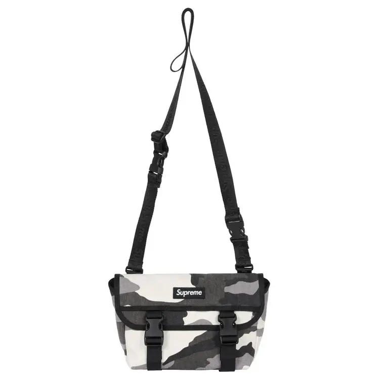 Supreme Canvas Messenger Bag, Shoulder Bag, Crossbody Bag Mini Unisex Camouflage