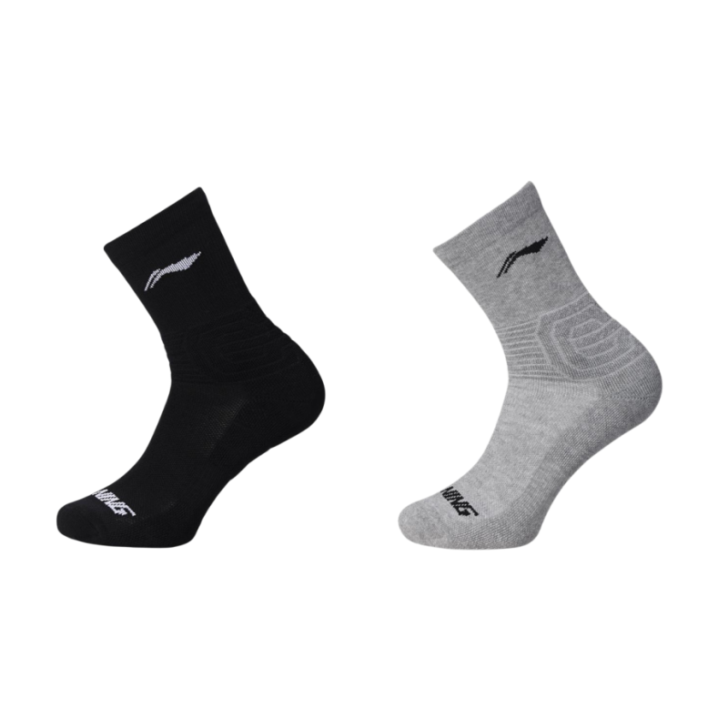 Li Ning Basketball Socks Unisex 2 Pack