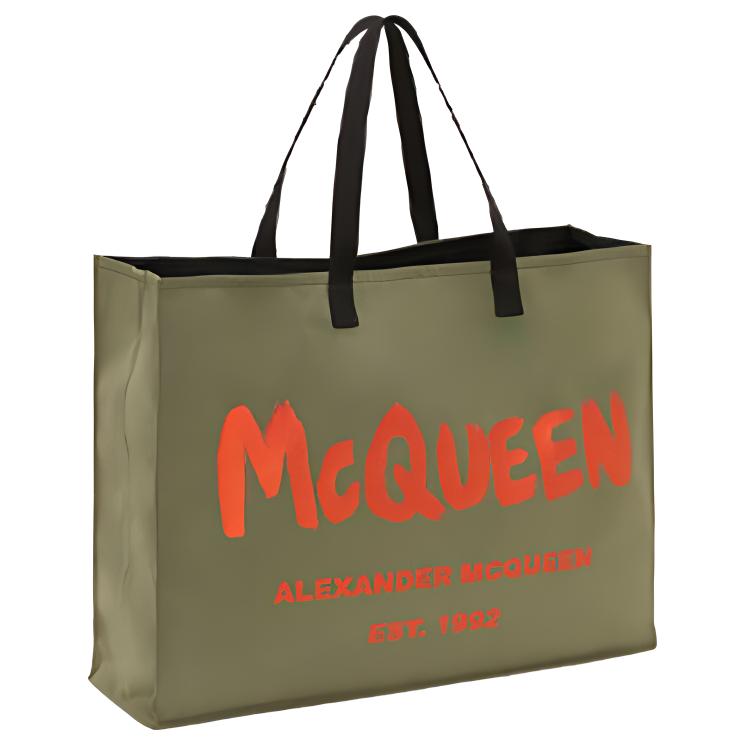 Мужская сумка Alexander McQueen (зеленый) — фото 2