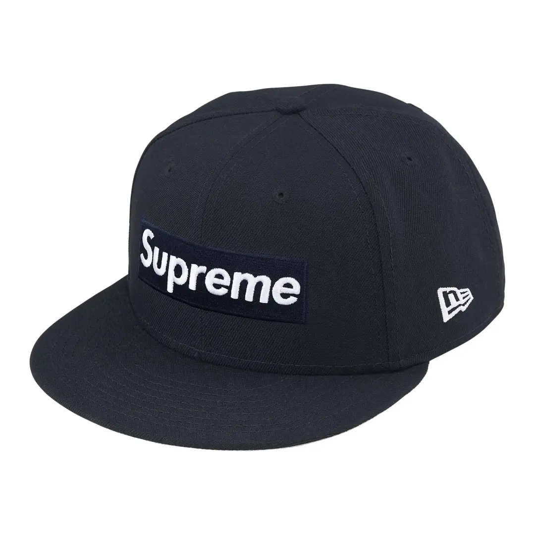 Supreme x New Era Baseball Caps Unisex Marine Blue/Camouflage/Red/Black/Purple/Yellow