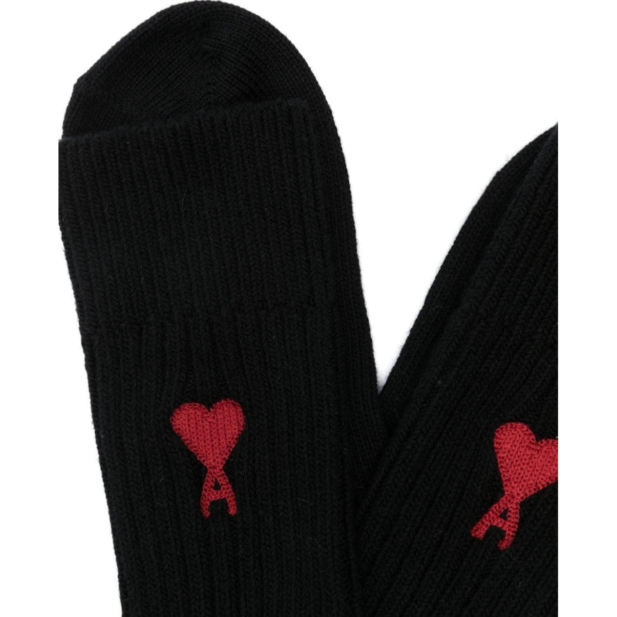 Amiparis intarsia-knit logo socks (pack of three)