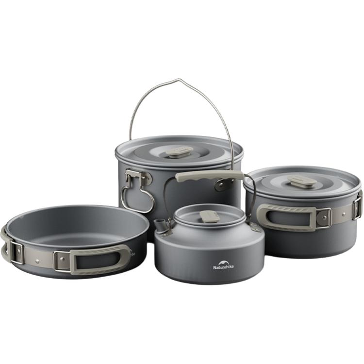 NATUREHIKE Tableware Camping Cookware 1 2 Persons Aluminum Alloy