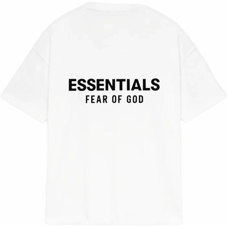 Мужская футболка Fear of God Essentials (белая)