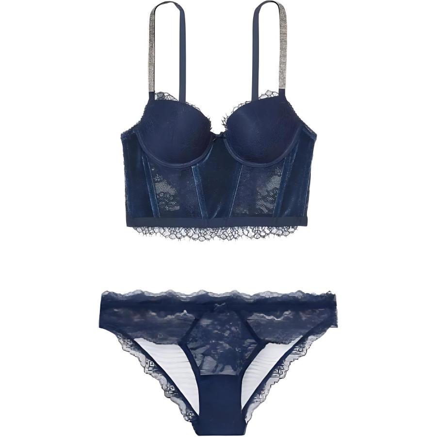 Женский комплект нижнего белья Victoria's Secret (синий)