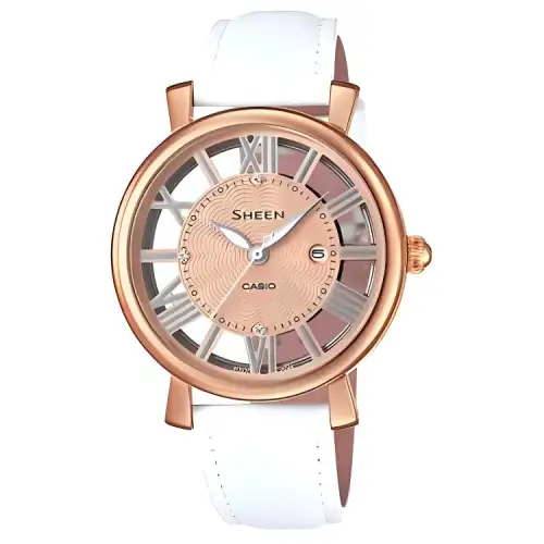 CASIO Women's SHEEN Gold Watch SHE-4047PGL-7A
