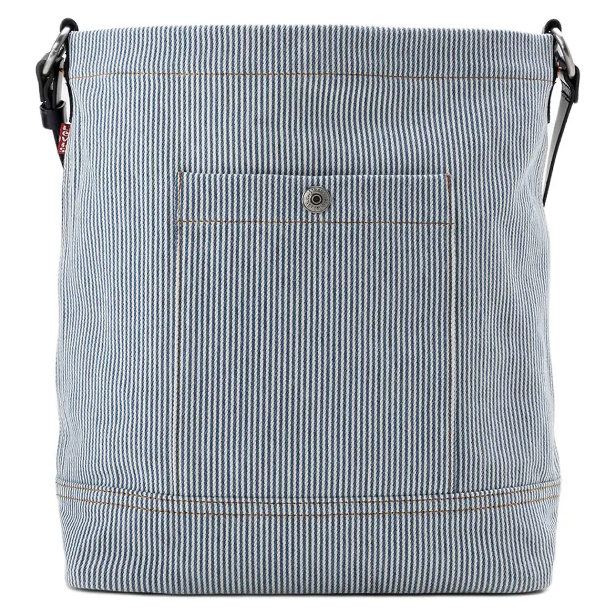 Levi's Cotton Bucket Bags Crossbody Bag, Shoulder Bag Regular Women's Faded Blue