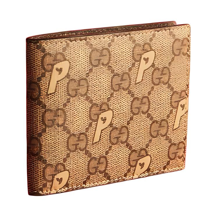 GUCCI PALACE Collaboration Gucci X Palace Collection Canvas Wallet Unisex Ebony