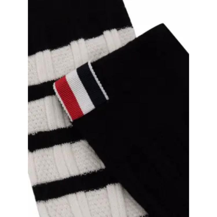 THOM BROWNE· Crew Socks Women’s 1 Pack Black