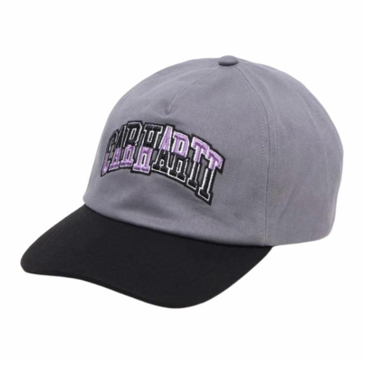Кепка Carhartt WIP Embroidered Cotton Cap (серая)