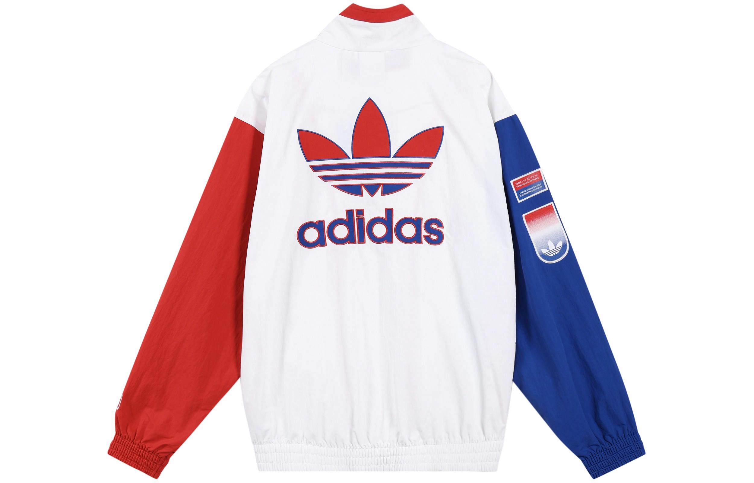 Мужская куртка adidas Shadow TR WB (красно-сине-белая) — фото 4