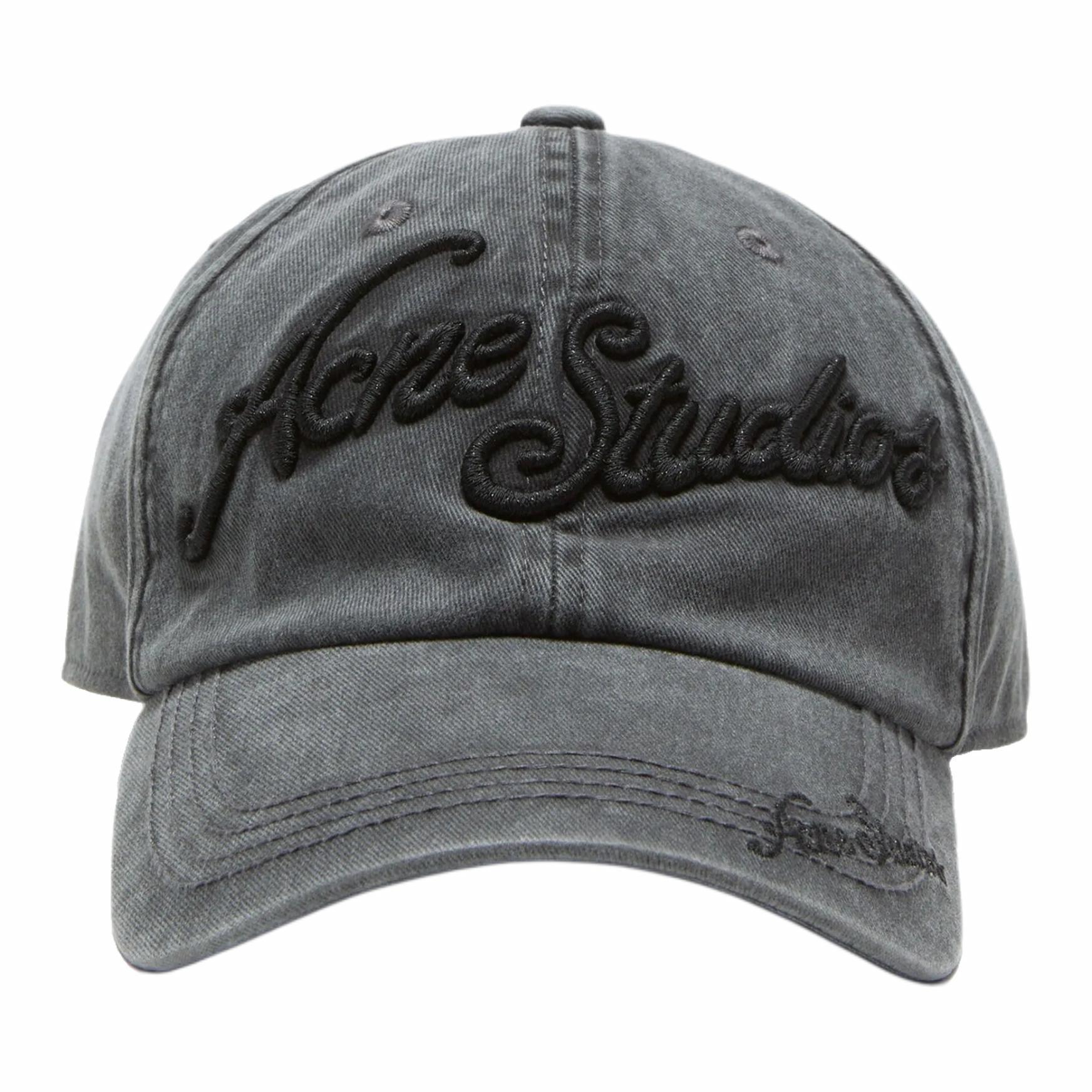 Кепка Acne Studios Logo Embroidery (серая)