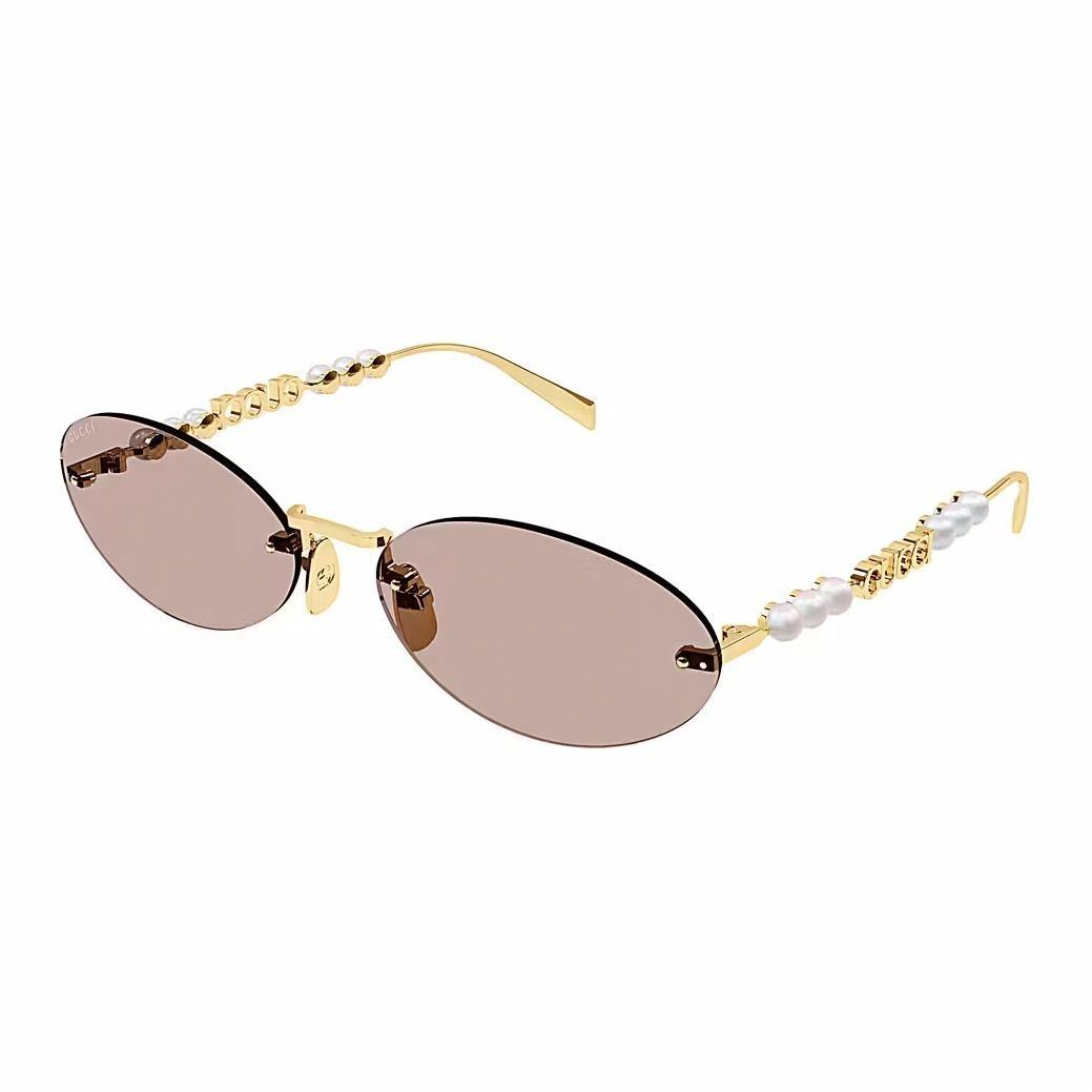 Женские очки Gucci Sunglasses (золотые)
