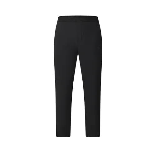 FILA Knitted Fabric Pants Men's Pitch Black