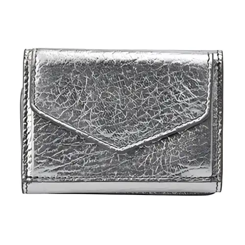 Maison Margiela Leather Wallet Mini Women's Silver