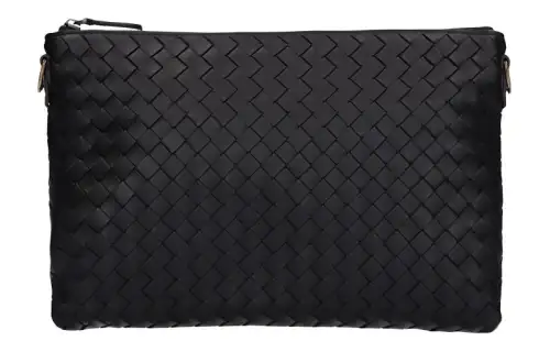 Bottega Veneta Sheepskin Crossbody Bag, Shoulder Bag Women's Black