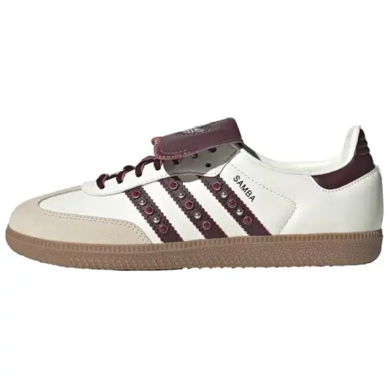 Adidas Originals Samba LT Anti Slip Wear Resistant Low Top Skateboard Shoes Unisex White