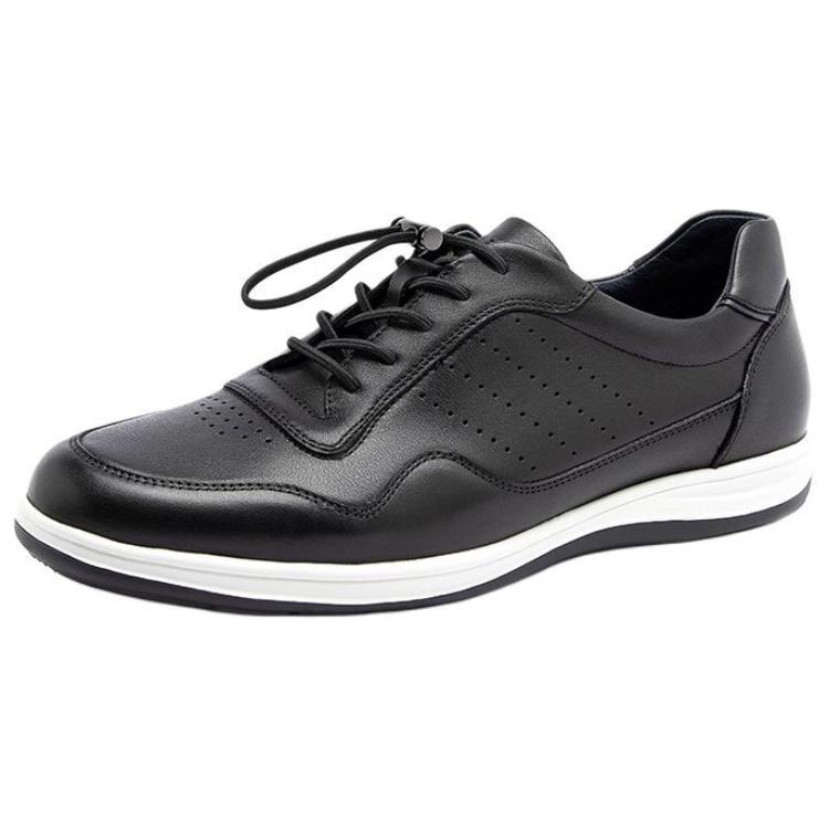 PIERRE CARDIN Пьер Карден кожаный кожа винтаж Низкая банда жизнь для отдыха обувь мужской стиль