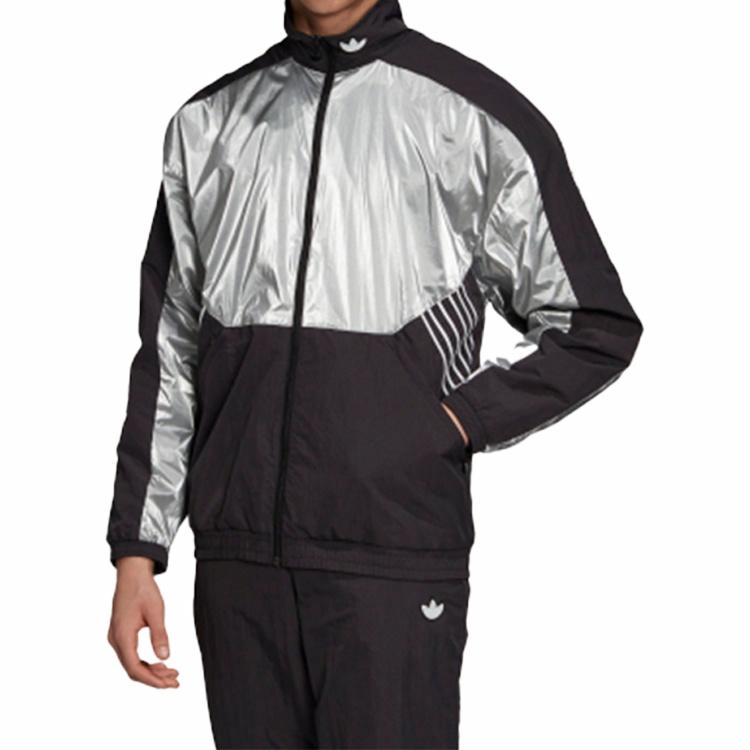 Мужская куртка adidas originals TLM 02 Trackt (черная) — фото 3