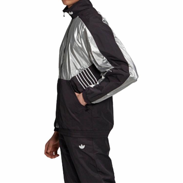 Мужская куртка adidas originals TLM 02 Trackt (черная) — фото 5