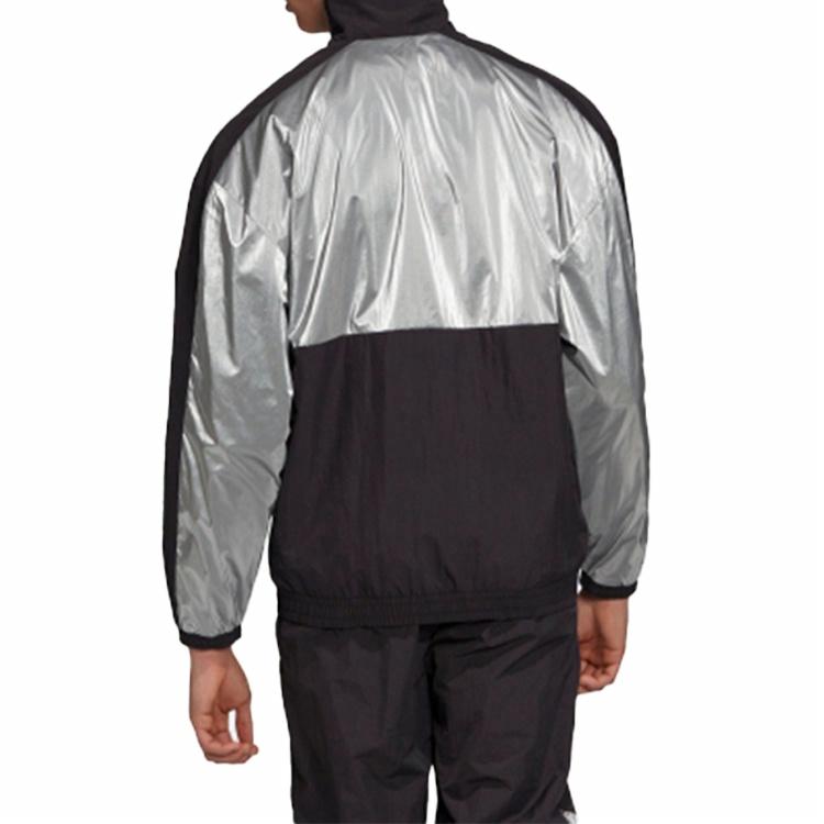 Мужская куртка adidas originals TLM 02 Trackt (черная) — фото 4