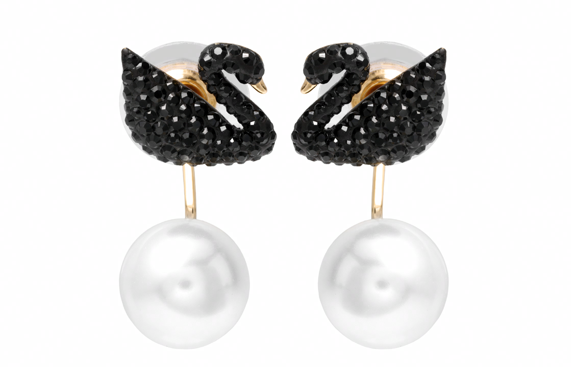 Женские Swarovski Swan (черные)