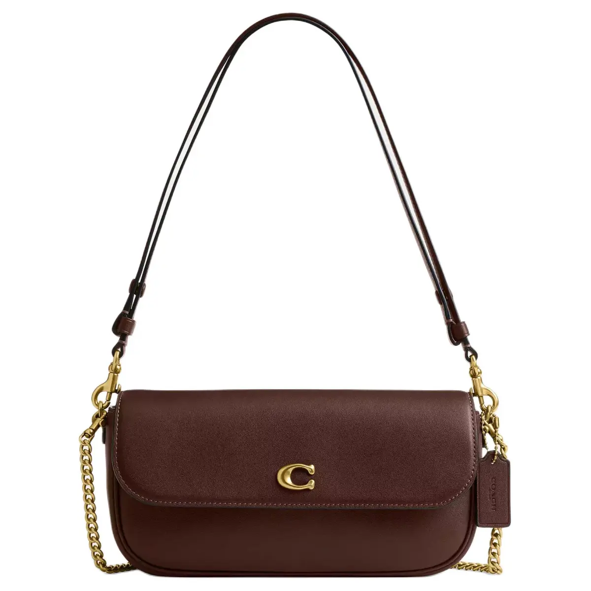 COACH Brooke Calfskin Crossbody Bag, Shoulder Bag Medium Women's Brown