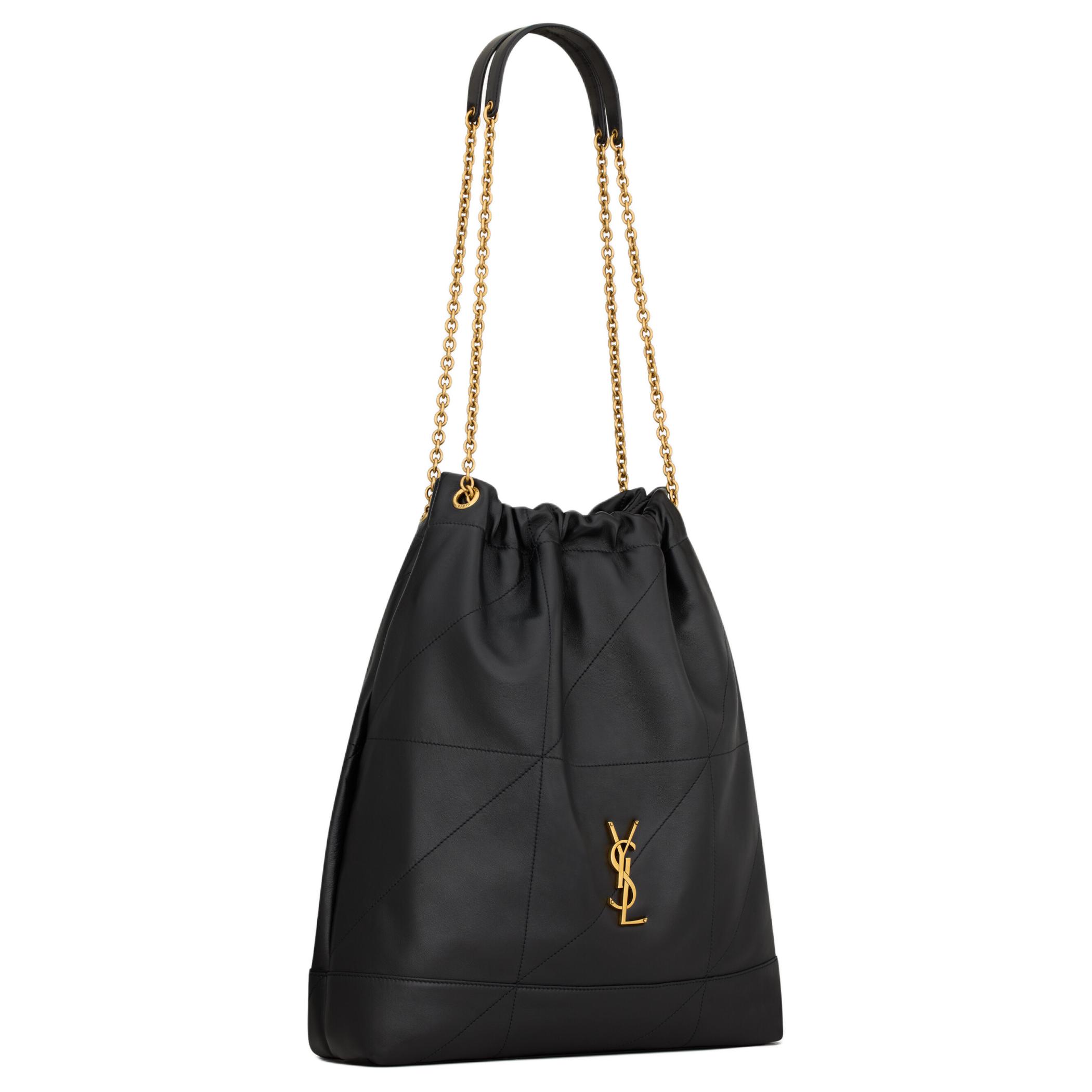 Женская сумка SAINT LAURENT YSL Jamie Pochon (черная) — фото 3
