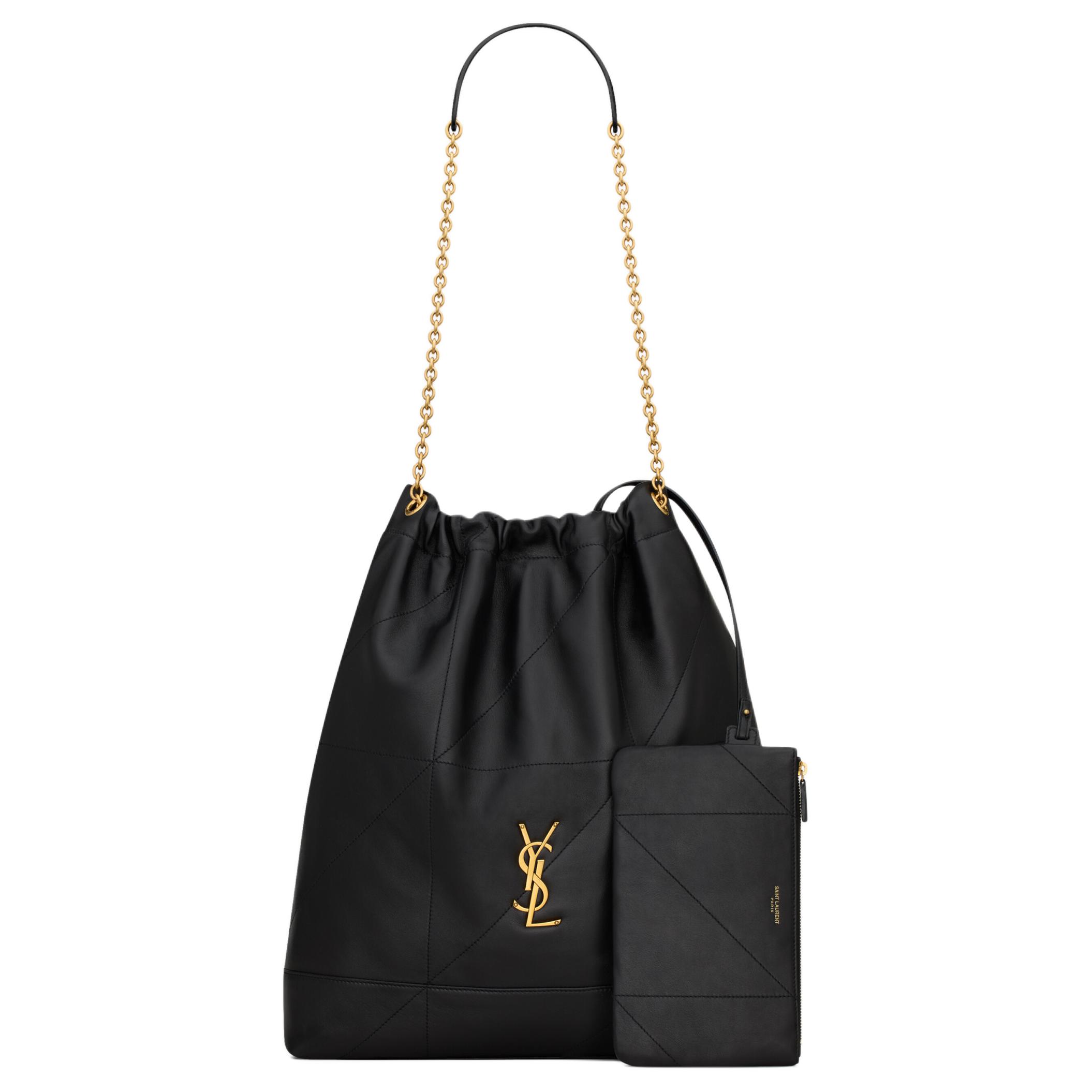 Женская сумка SAINT LAURENT YSL Jamie Pochon (черная) — фото 2