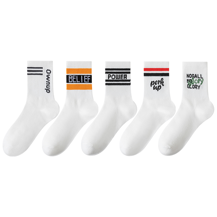 MIIOW Crew Socks Men’s 5 Pack Mixed Color