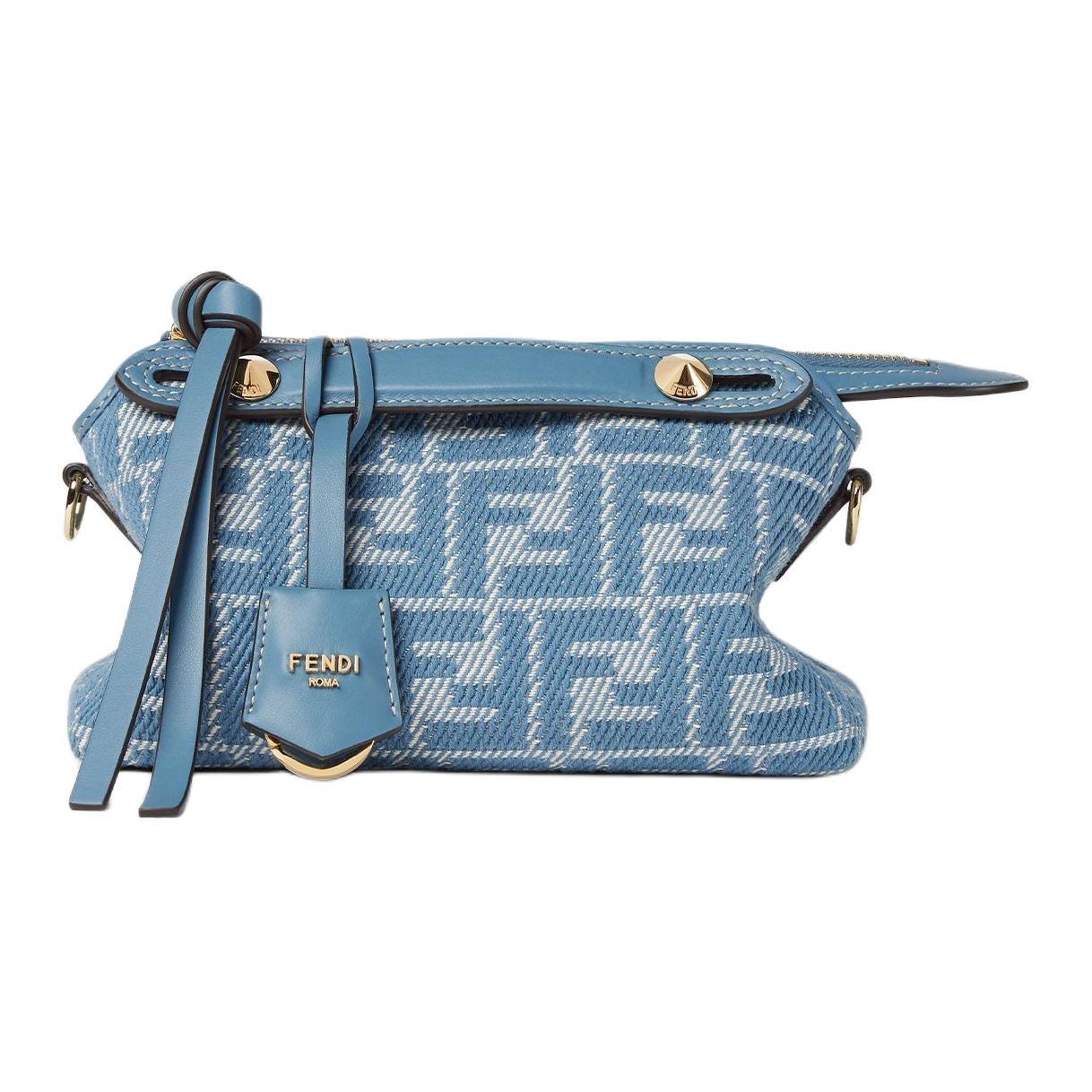 Женская сумка Fendi FENDI By The Way (синяя)