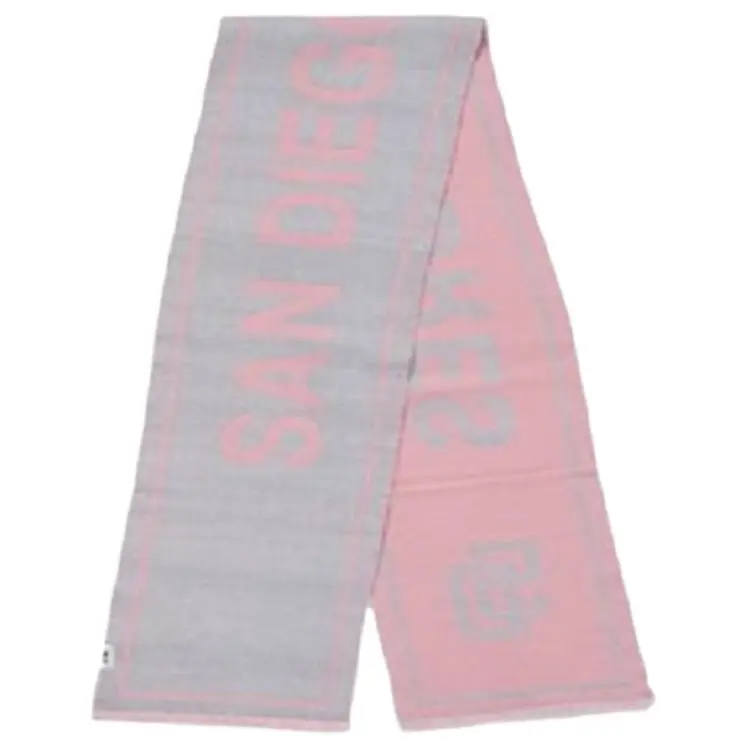 MLB Acrylic Knit Scarves Unisex Heather Gray