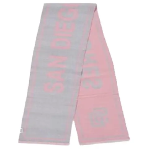 MLB Acrylic Knit Scarves Unisex Heather Gray