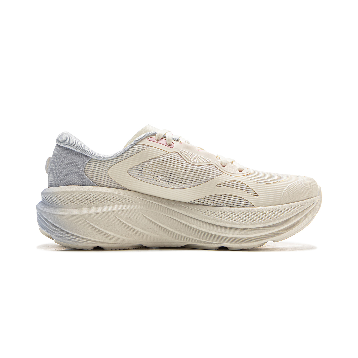 Li Ning Leisurely Cushioning Slip Resistant Abrasion Resistant Breathable Height Increasing Low top Running Shoes