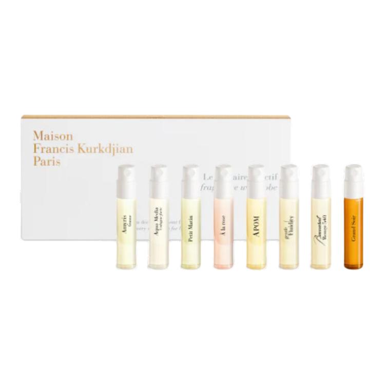 MFK Travel Wardrobe Mini Eau De Toilette Sample Set 8 Piece Set Eau De Toilette 2ml*8
