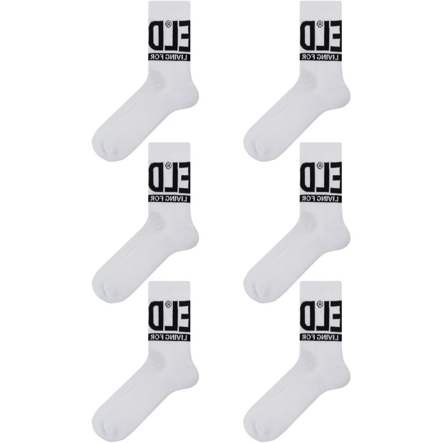 DIESEL Crew Socks Men’s 3 Pack White
