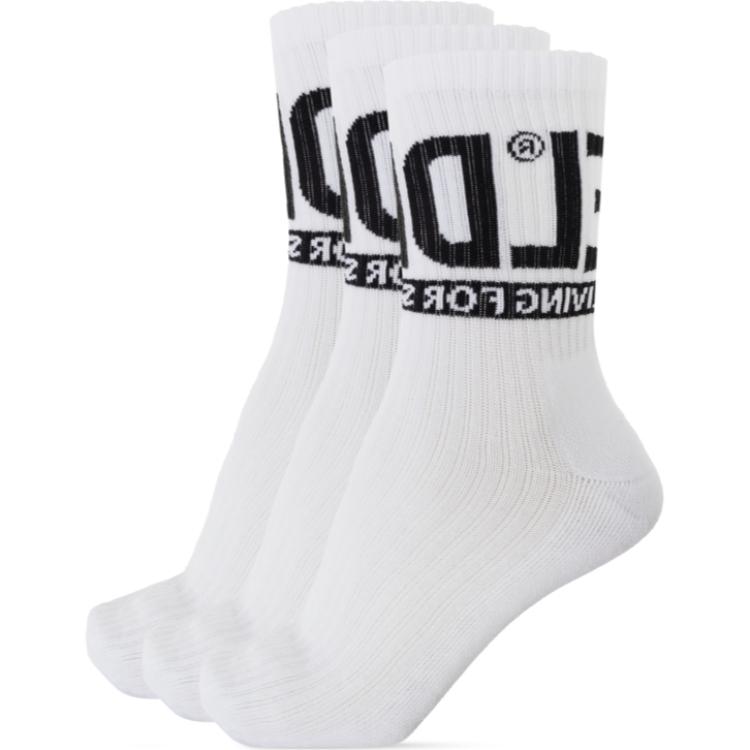 DIESEL Crew Socks Men’s 3 Pack White