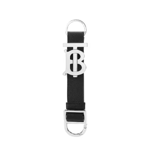 Burberry Leather Key Ring Bag Accessory Men's Black