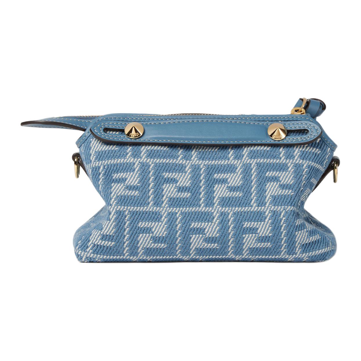 Женская сумка Fendi By The Way (синяя) — фото 4