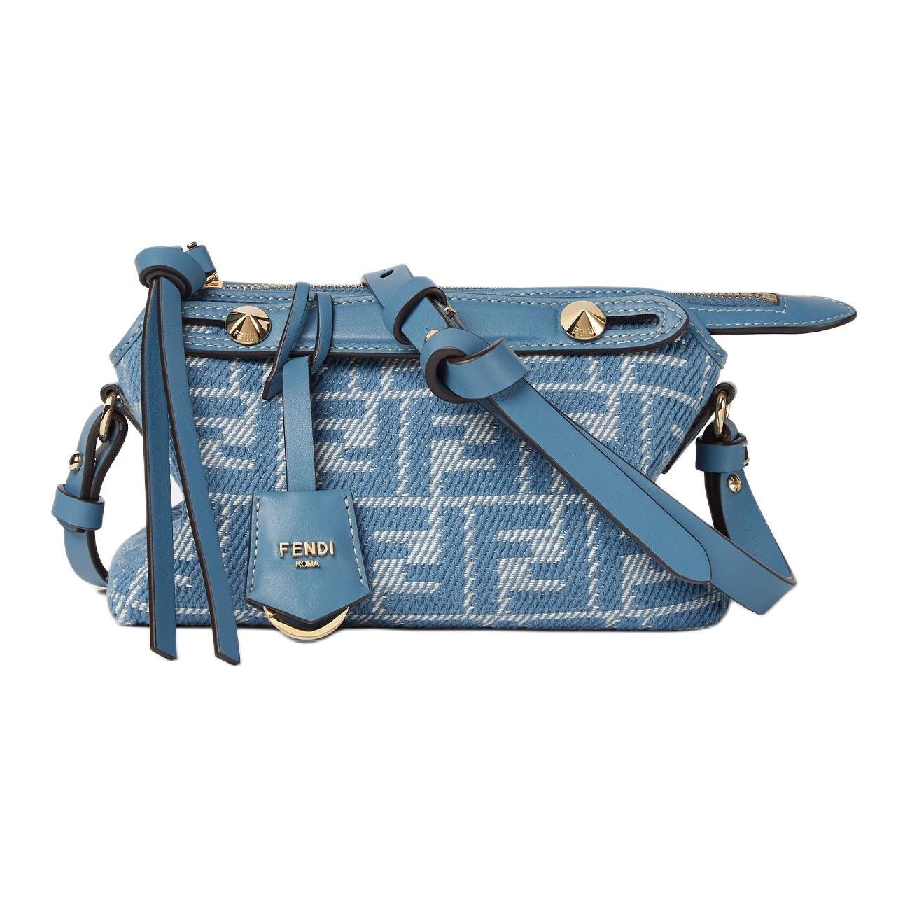 Женская сумка Fendi By The Way (синяя) — фото 2