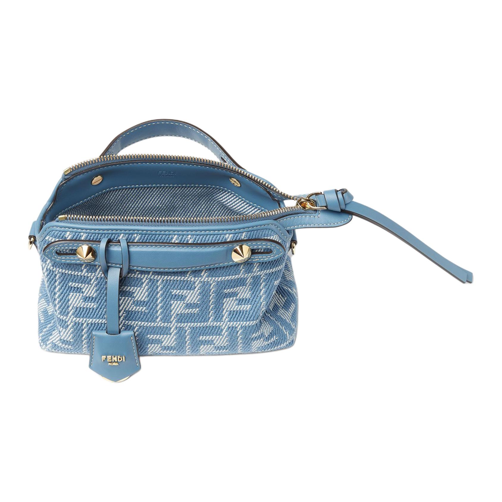 Женская сумка Fendi By The Way (синяя) — фото 5