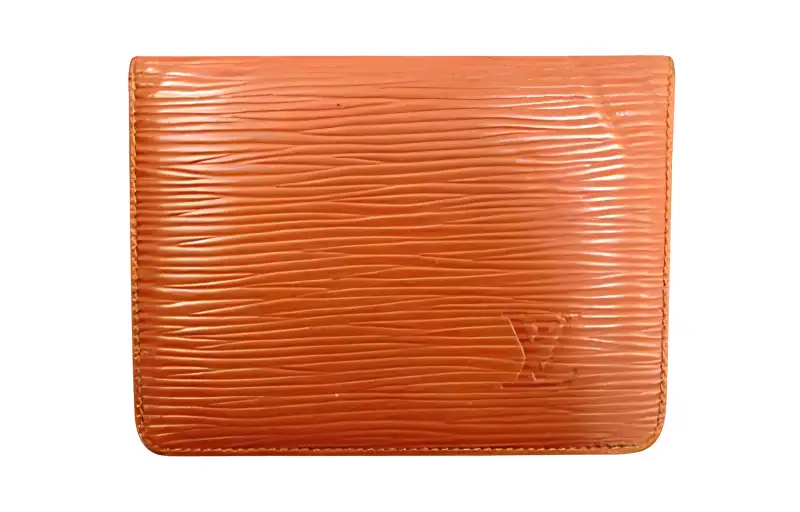 LOUIS VUITTON Epi Leather Wallet Women's Brown