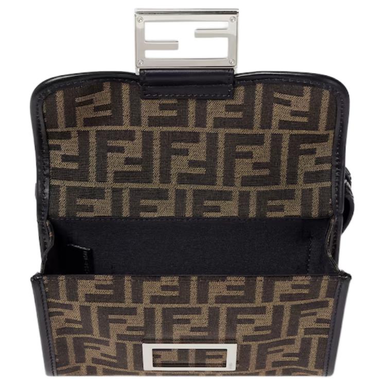 Мужская сумка Fendi (коричневая) — фото 4
