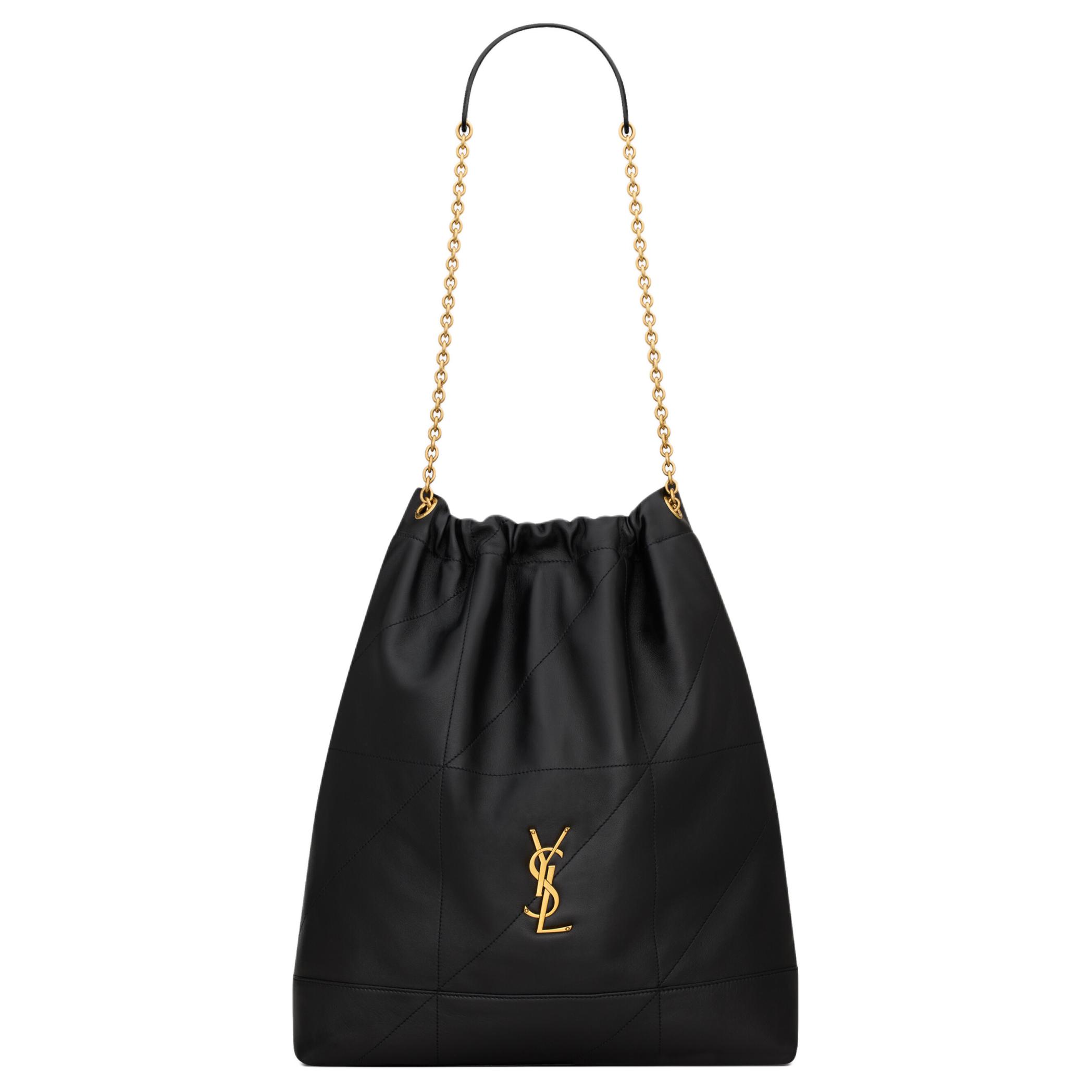 Женская сумка SAINT LAURENT YSL Jamie Pochon (черная)