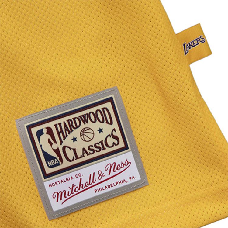 Mitchell Ness Basketball Jerseys Men’s Yellow Moderate Straight Fit