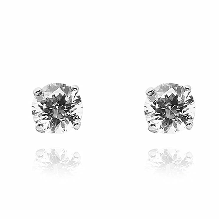Женские серьги-гвоздики Swarovski Attract (серебристые)